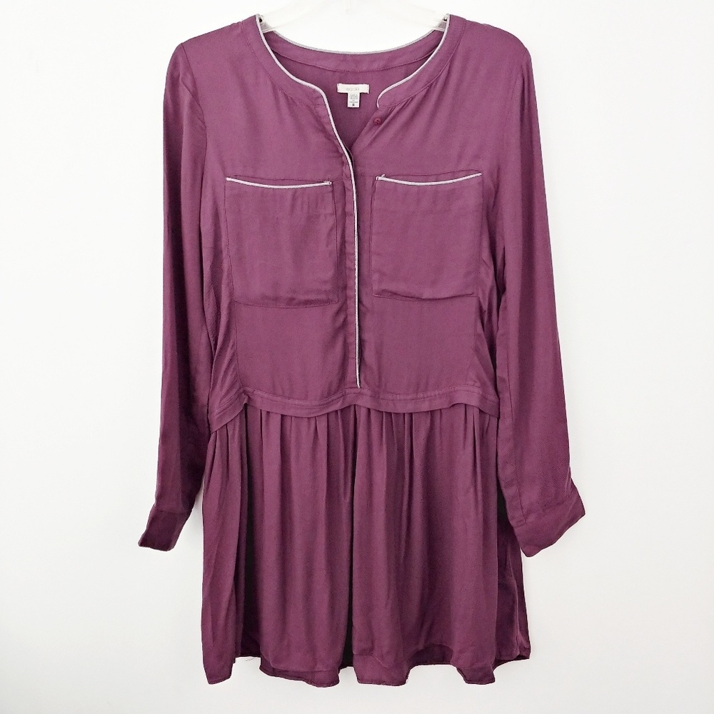 Ecote Peplum Long Sleeve Urban Outfitters